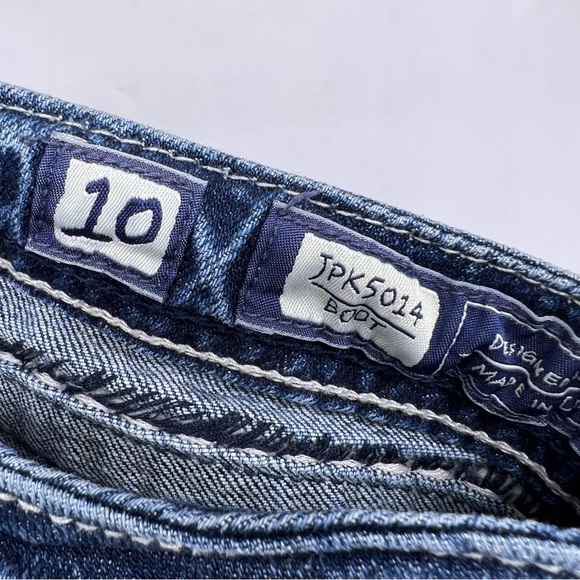 Miss me jeans size 10 bootcut b35 - Picture 4 of 7